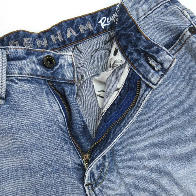DENHAM x Reyn Spooner Ridge Damaged Jeans Blue Size W31