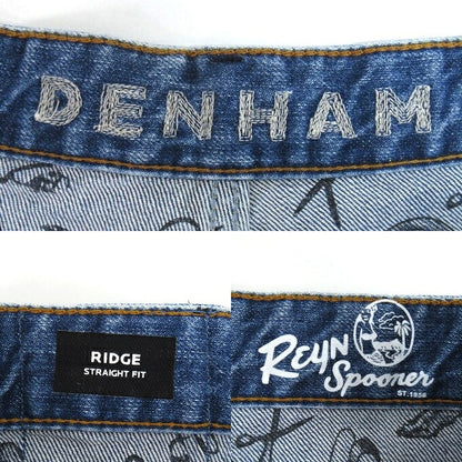 DENHAM x Reyn Spooner Ridge Damaged Jeans Blue Size W31