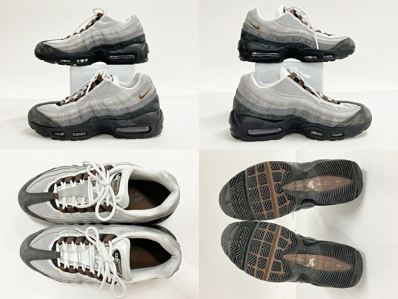NIKE SB Air Max 95 Gray Sneakers Size 26cm