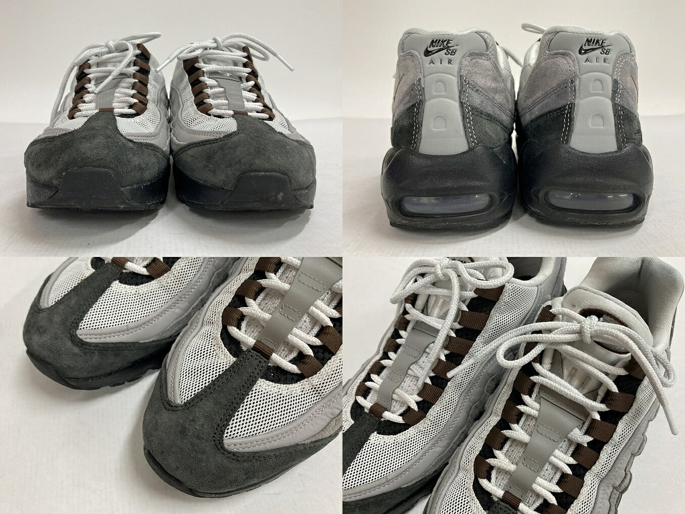 NIKE SB Air Max 95 Gray Sneakers Size 26cm
