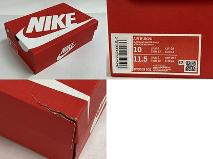 NIKE Air Kukini Black Sneakers Size 28cm