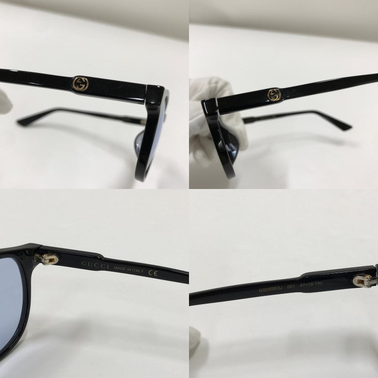 GUCCI GG0556OJ Black/Blue Sunglasses Size ONE SIZE