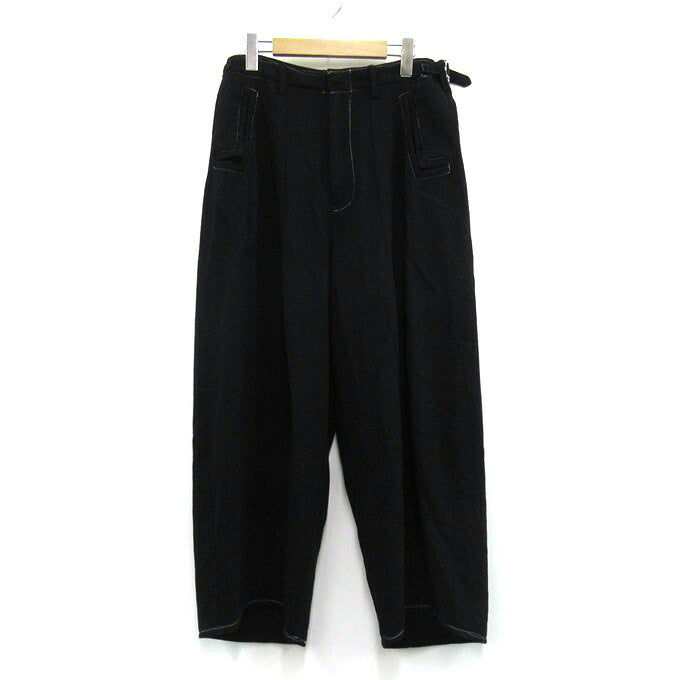 L'QUARTET 24AW Bishu Wool Wide Ceremony Trousers Size M