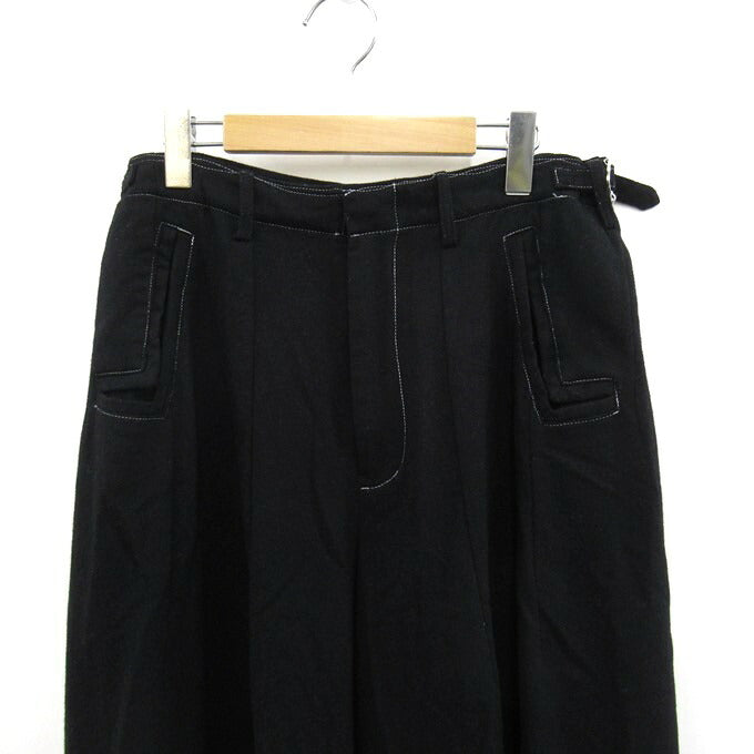 L'QUARTET 24AW Bishu Wool Wide Ceremony Trousers Size M