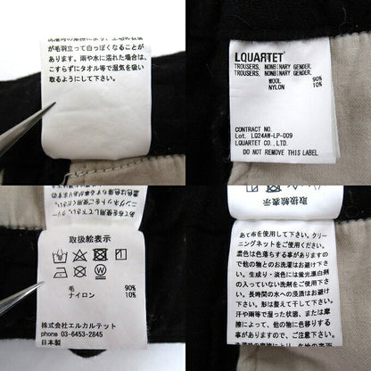 L'QUARTET 24AW Bishu Wool Wide Ceremony Trousers Size M