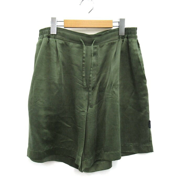 APPLEBUM Luxury Satin Fat Shorts Green Size M