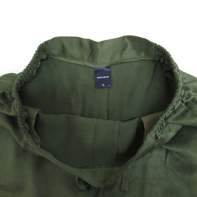 APPLEBUM Luxury Satin Fat Shorts Green Size M