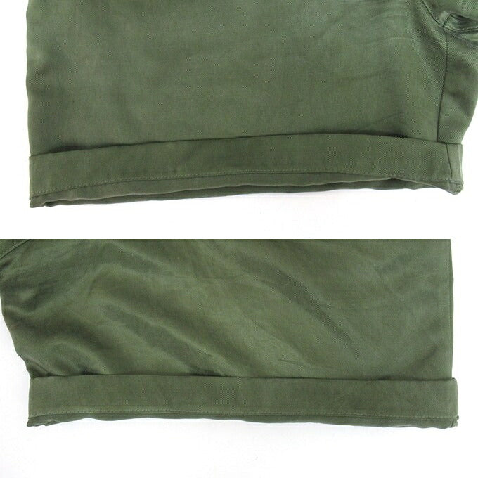 APPLEBUM Luxury Satin Fat Shorts Green Size M
