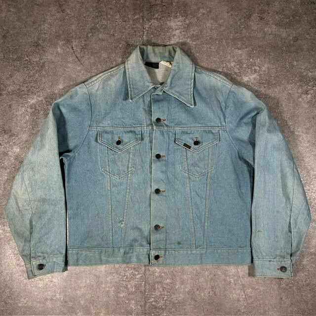 SEARS ROEBUCKS 70s Denim Trucker Jacket Light Indigo