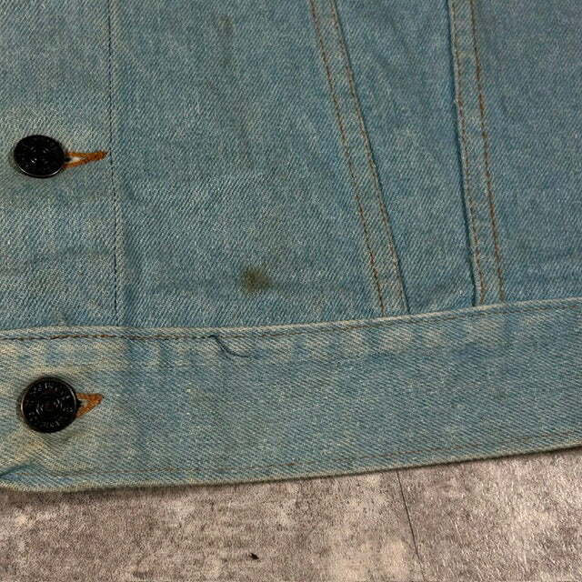 SEARS ROEBUCKS 70s Denim Trucker Jacket Light Indigo
