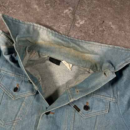SEARS ROEBUCKS 70s Denim Trucker Jacket Light Indigo