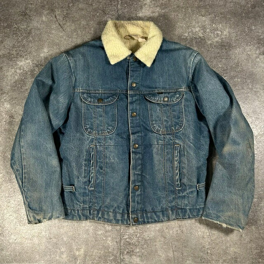 KEY Imperial 60s 70s Boa Liner Denim Ranch Jacket