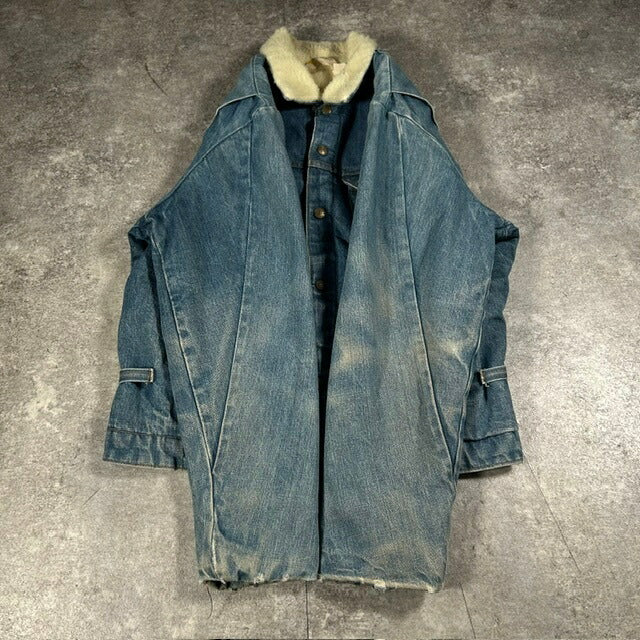 KEY Imperial 60s 70s Boa Liner Denim Ranch Jacket