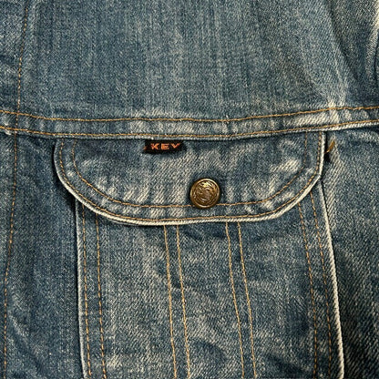 KEY Imperial 60s 70s Boa Liner Denim Ranch Jacket