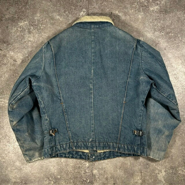 KEY Imperial 60s 70s Boa Liner Denim Ranch Jacket