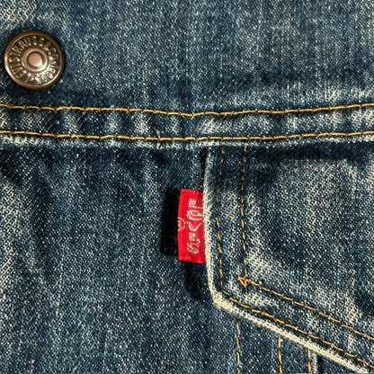 Levi's 70s/80s 70605 Boa Denim Trucker Jacket Blue Size 40