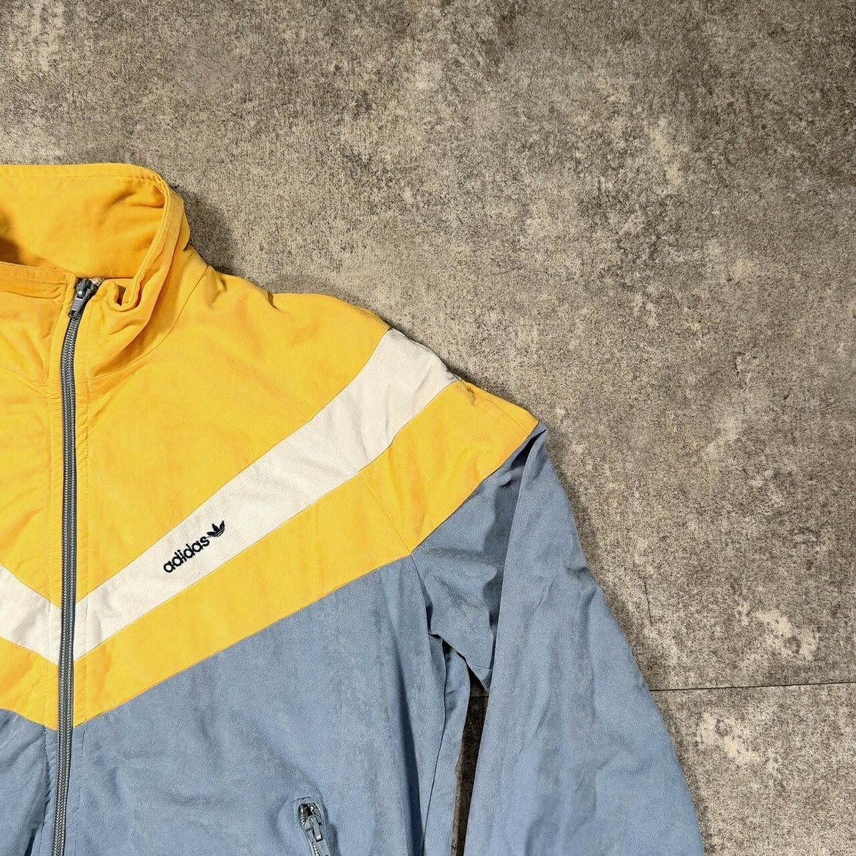 ITX Adidas 80s West German Velour Track Jacket Multi Size L