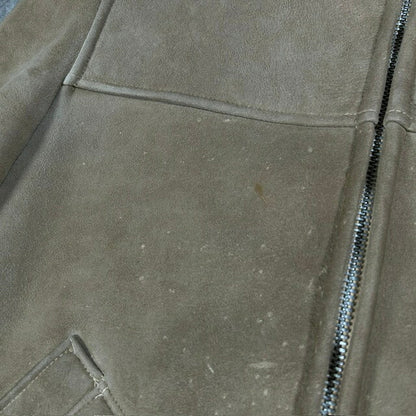 WOOLRICH 70s Beige Shearling B-3 Flight Jacket Size 40