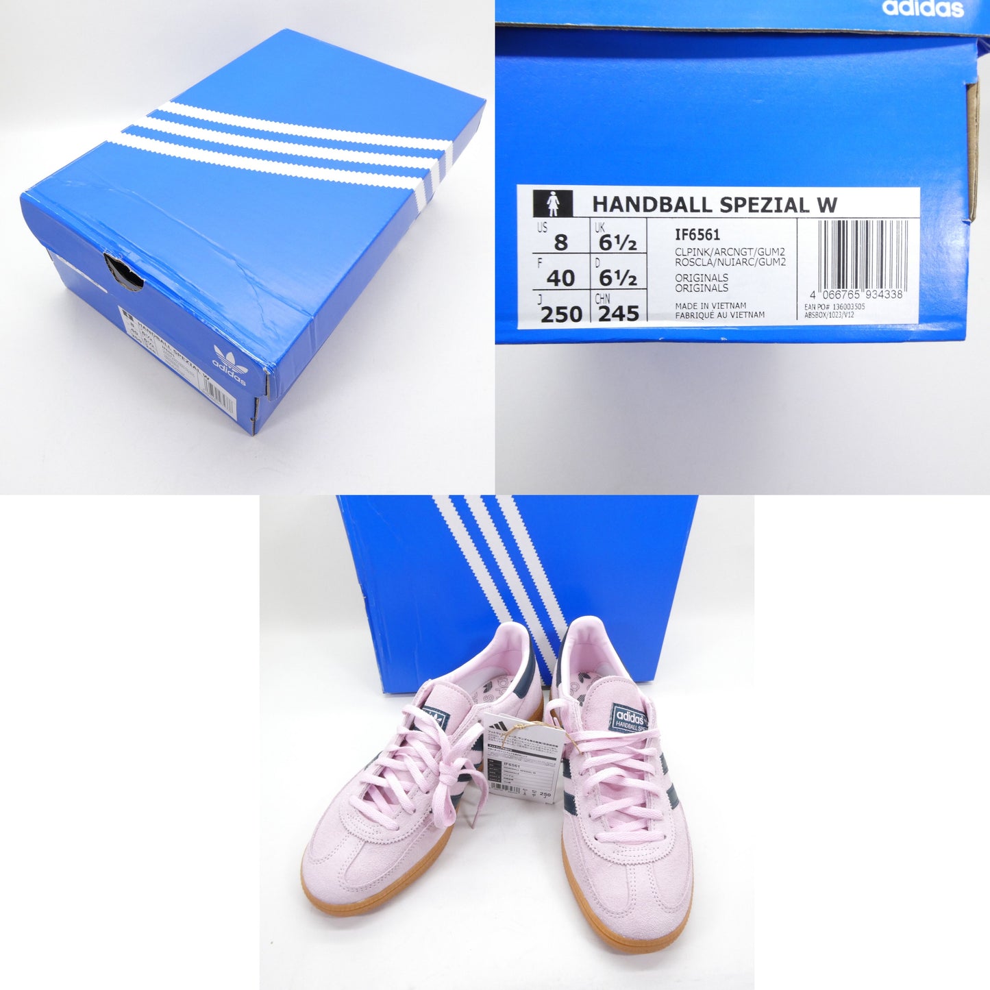 adidas Originals Handball Spezial W Pink/Green Sneakers