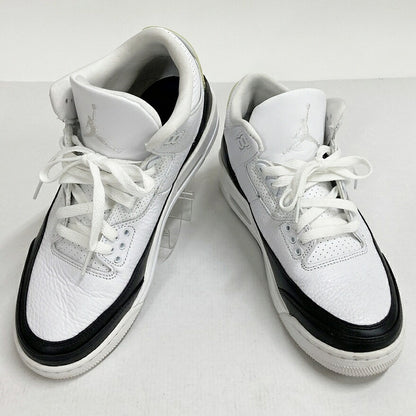 NIKE x Fragment Air Jordan 3 White/Black Sneakers Size 26cm