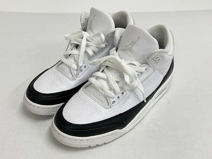 NIKE x Fragment Air Jordan 3 White/Black Sneakers Size 26cm