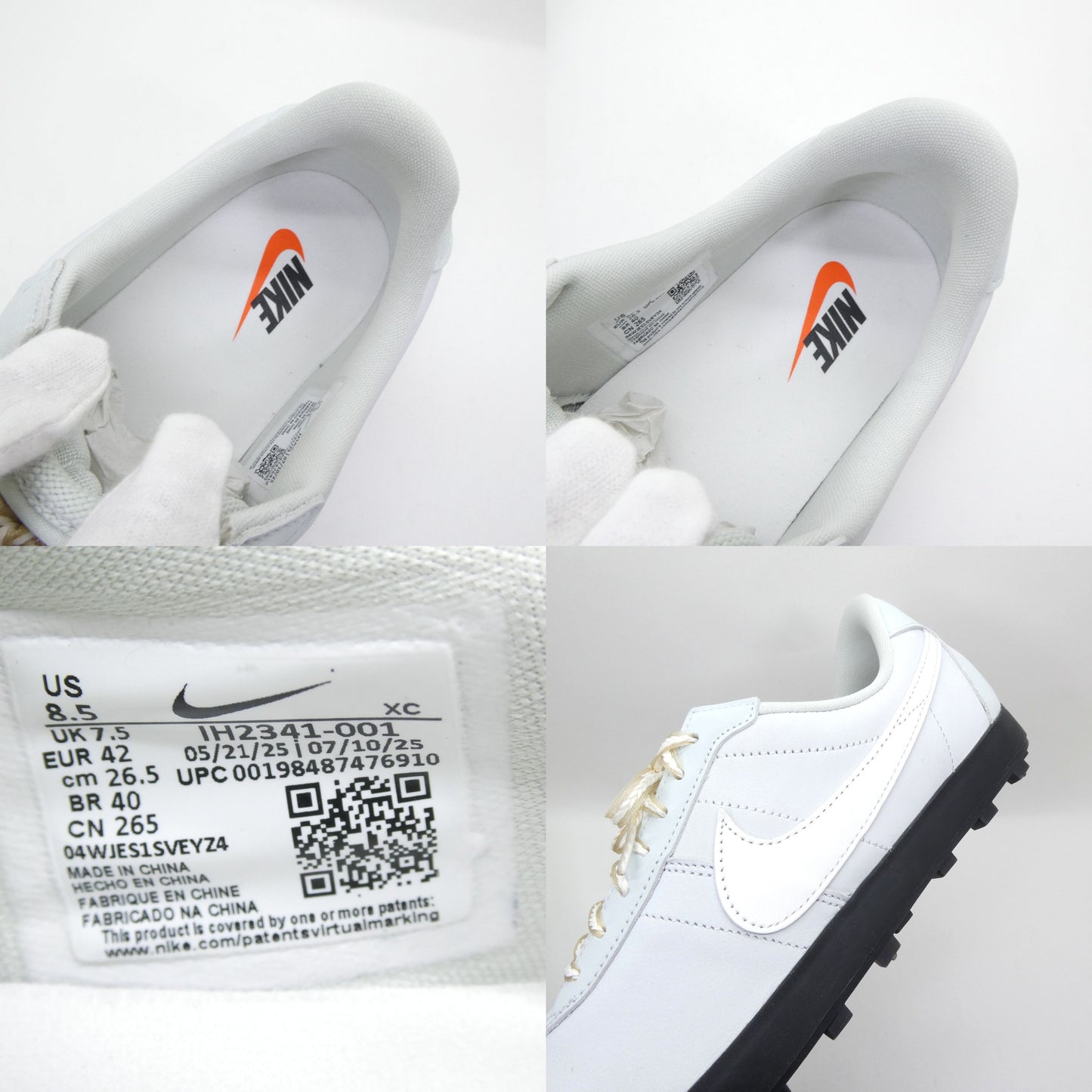 NIKE ASTRO GRABBER QS Sail Light Silver Sneakers