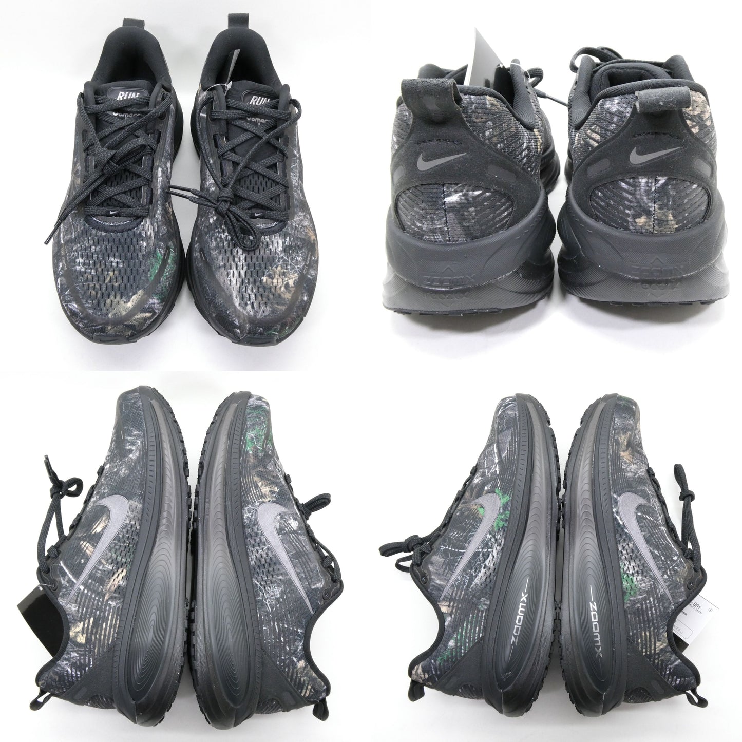 NIKE VOMERO 18 Realtree Camo Running Sneakers Black