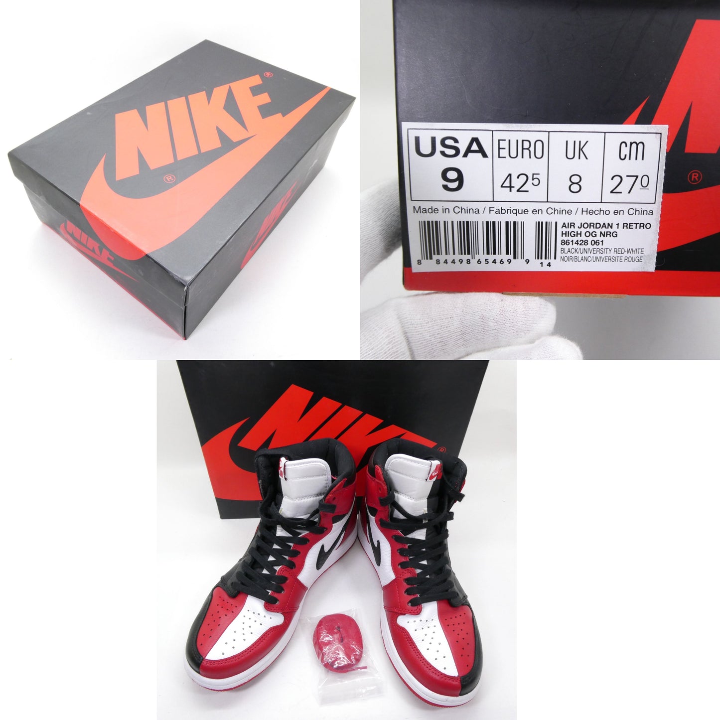 NIKE AIR JORDAN 1 Retro High OG NRG "Homage Multi Sneakers