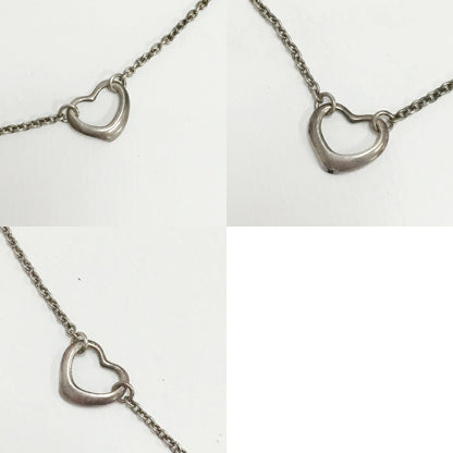 Tiffany & Co. Three Open Heart Silver Necklace Size ONE SIZE