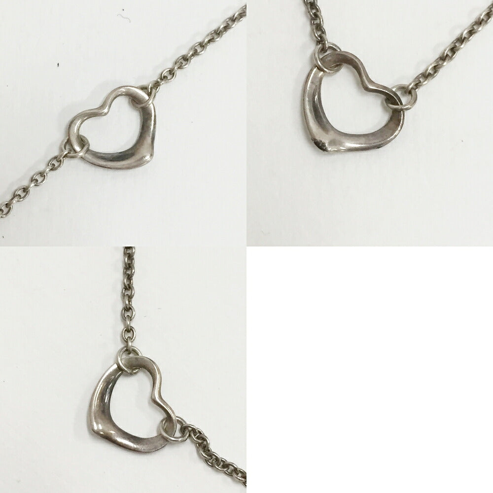 Tiffany & Co. Three Open Heart Silver Necklace Size ONE SIZE