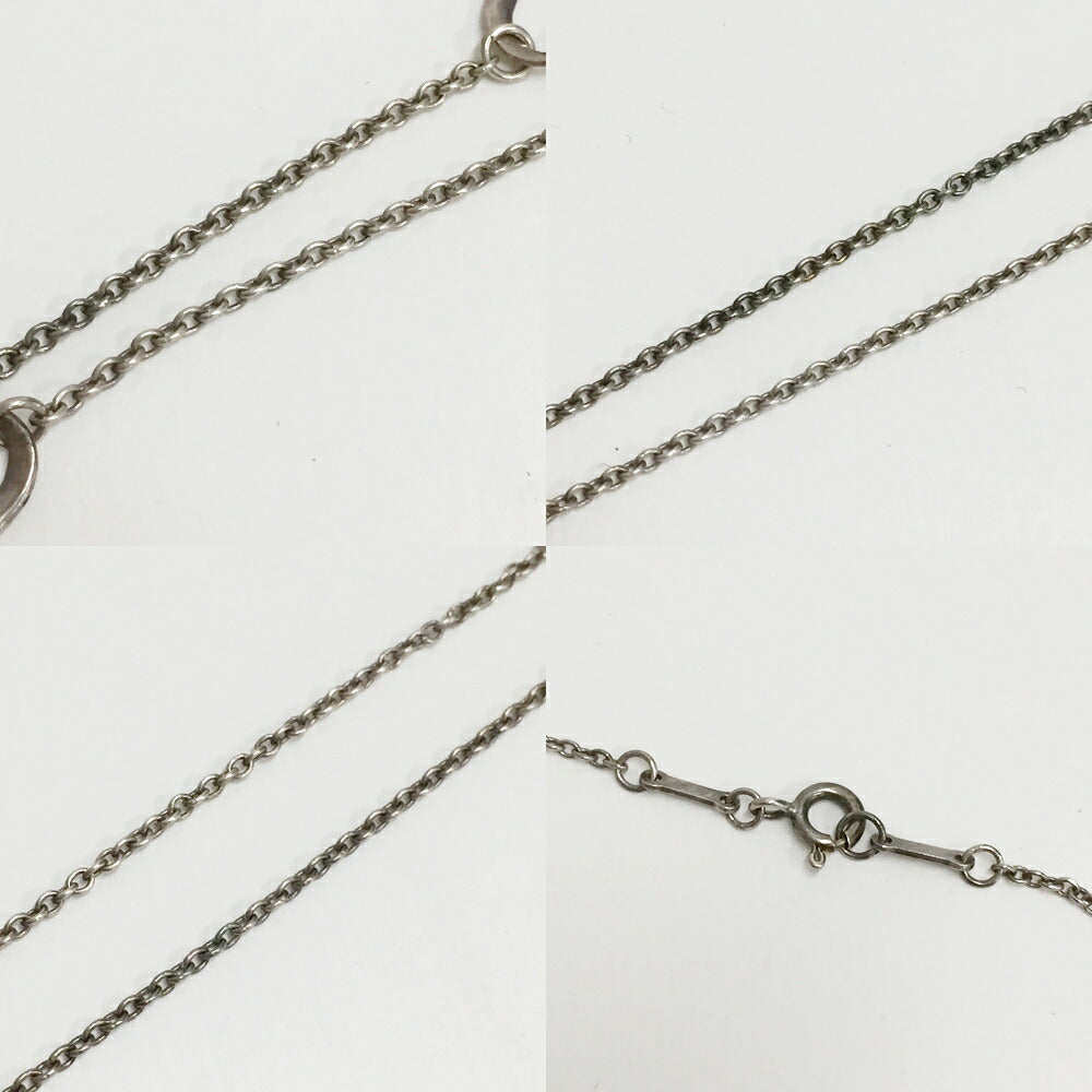 Tiffany & Co. Three Open Heart Silver Necklace Size ONE SIZE