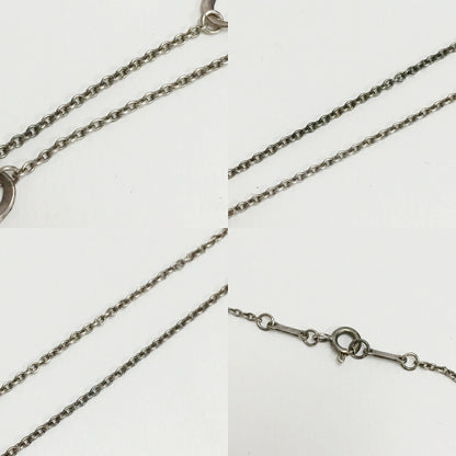 Tiffany & Co. Three Open Heart Silver Necklace Size ONE SIZE