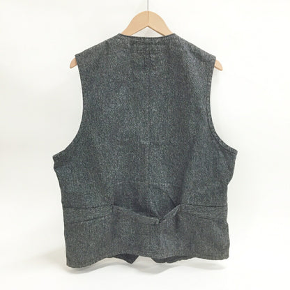 SUGAR CANE Denim Vest Black Size 40