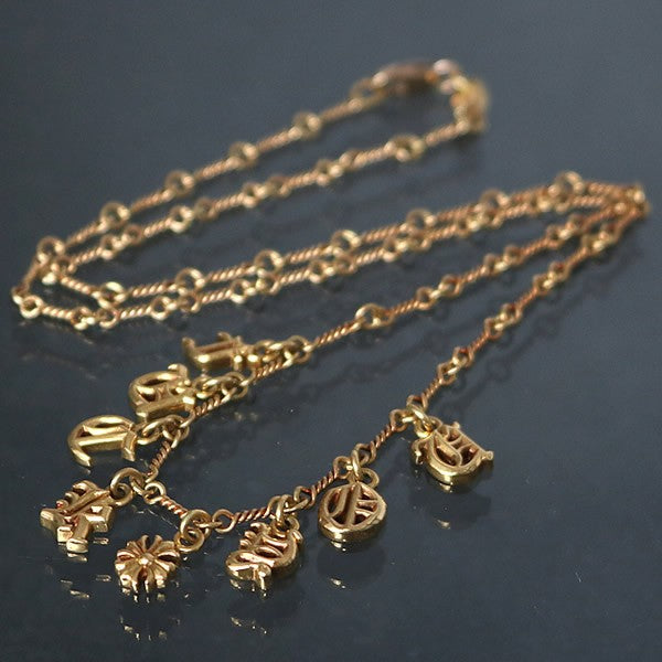 CHROME HEARTS 22K "FUCK YOU" Necklace Gold Size ONE SIZE