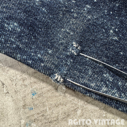 LEVI'S 80s 70507-0229 Galactic Wash Denim Jacket Blue Size M