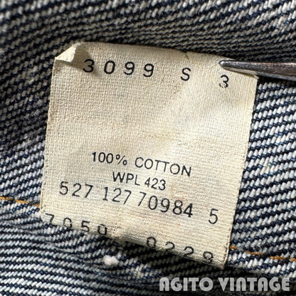 LEVI'S 80s 70507-0229 Galactic Wash Denim Jacket Blue Size M