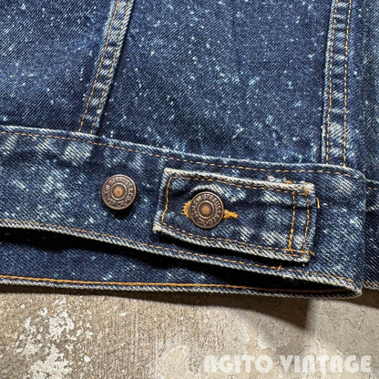 LEVI'S 80s 70507-0229 Galactic Wash Denim Jacket Blue Size M
