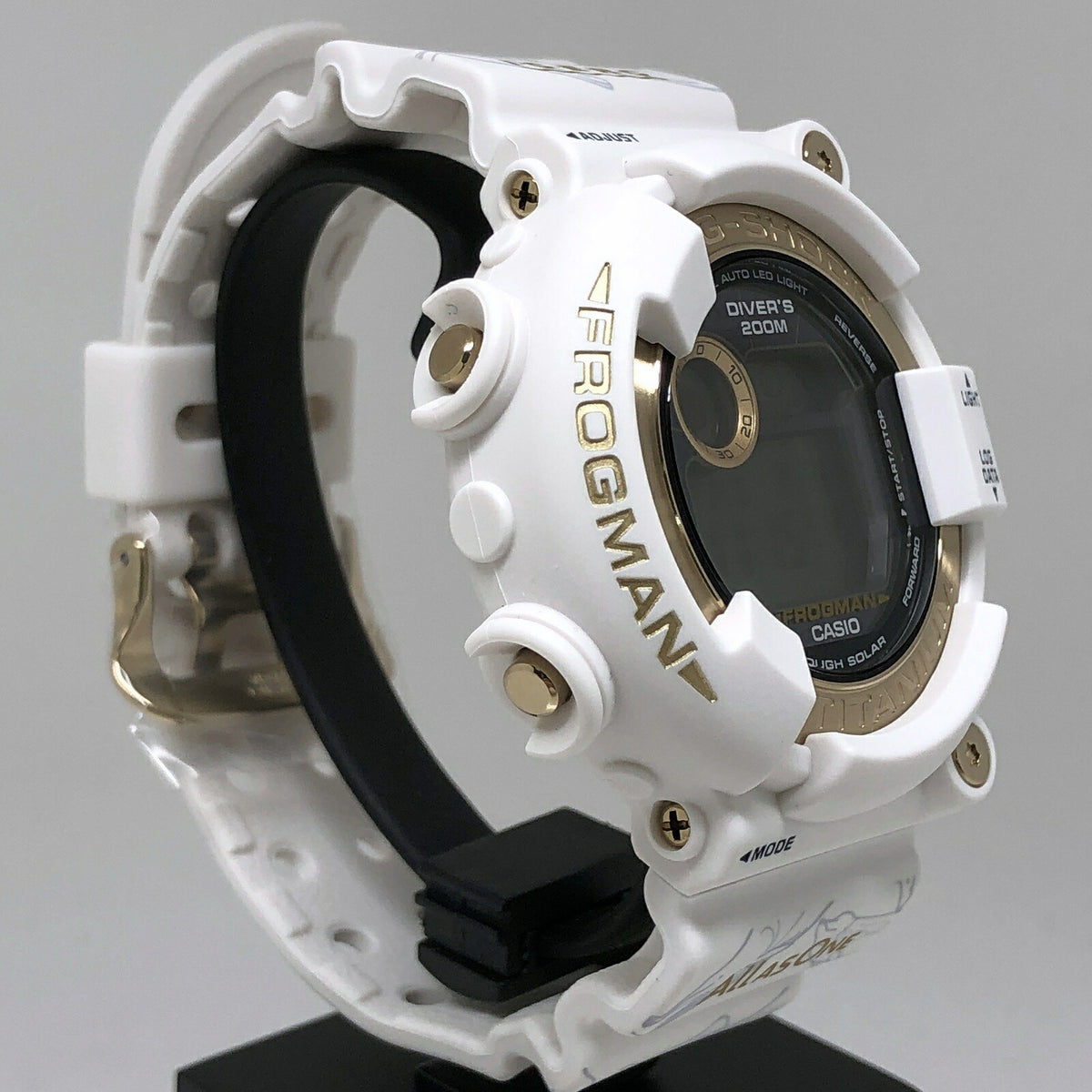CASIO G-SHOCK FROGMAN GW-8201K-7 I.C.E.R.C. Watch White/Gold