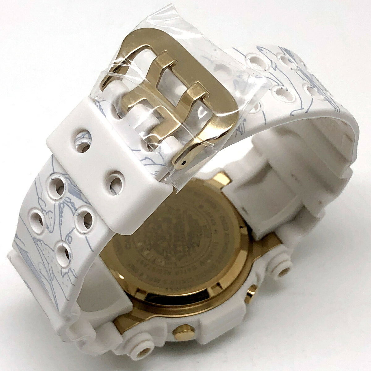 CASIO G-SHOCK FROGMAN GW-8201K-7 I.C.E.R.C. Watch White/Gold