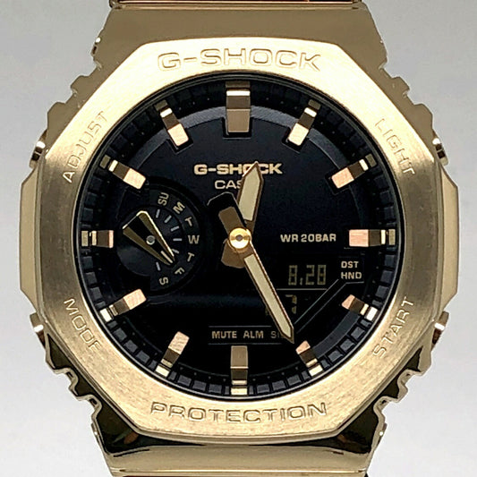 G-SHOCK GM-2100YMG-9A Metal Covered Gold CasiOak Watch