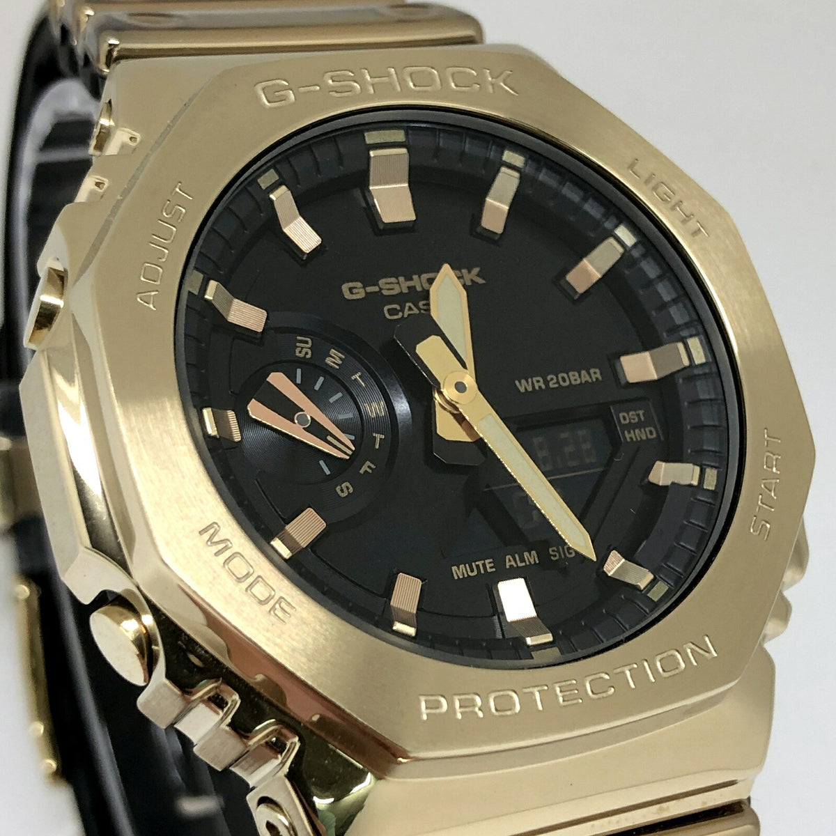 G-SHOCK GM-2100YMG-9A Metal Covered Gold CasiOak Watch