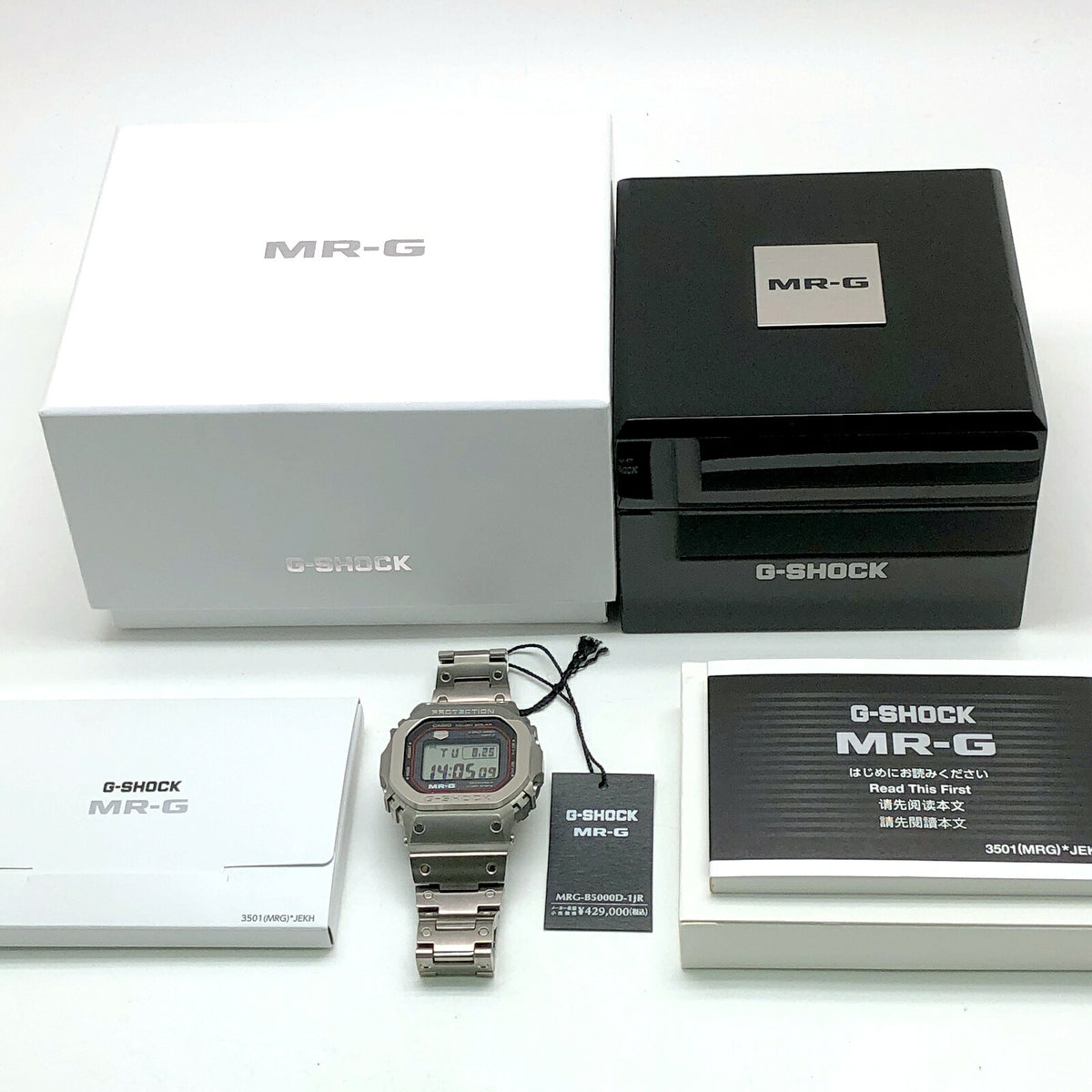 Casio G-SHOCK MR-G MRG-B5000D-1 Full Metal Titanium Watch