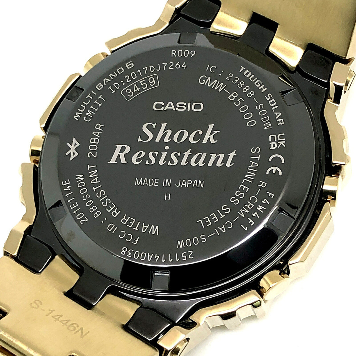 Casio G-SHOCK GMW-B5000GD-9 Full Metal Radio Solar Watch