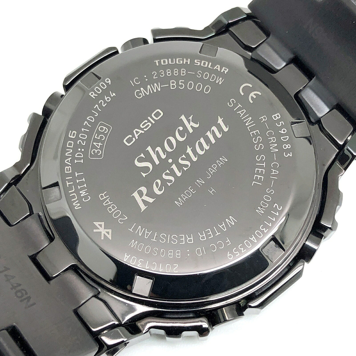 Casio G-SHOCK GMW-B5000GD-1 Full Metal Black IP Radio Watch