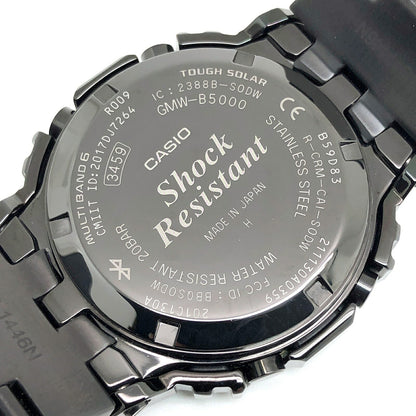 Casio G-SHOCK GMW-B5000GD-1 Full Metal Black IP Radio Watch