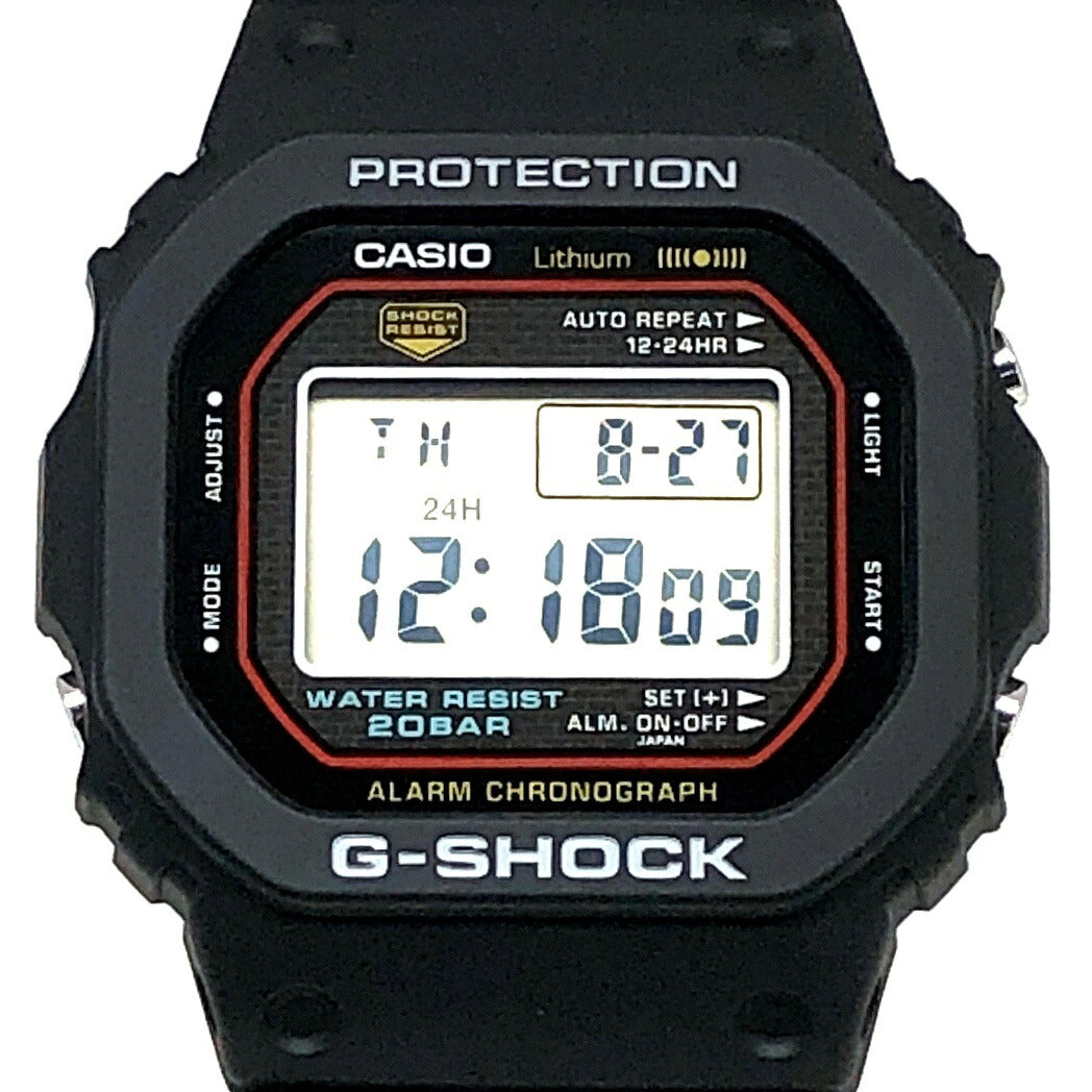 Casio G-SHOCK DW-5000R-1A OG Reissue Screw Back Watch