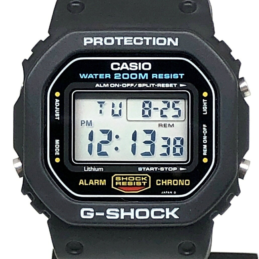 Casio G-SHOCK DW-5600C-1V Speed Model Screw Back Watch