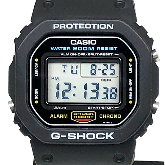 Casio G-SHOCK DW-5600C-1V Speed Model Screw Back Watch