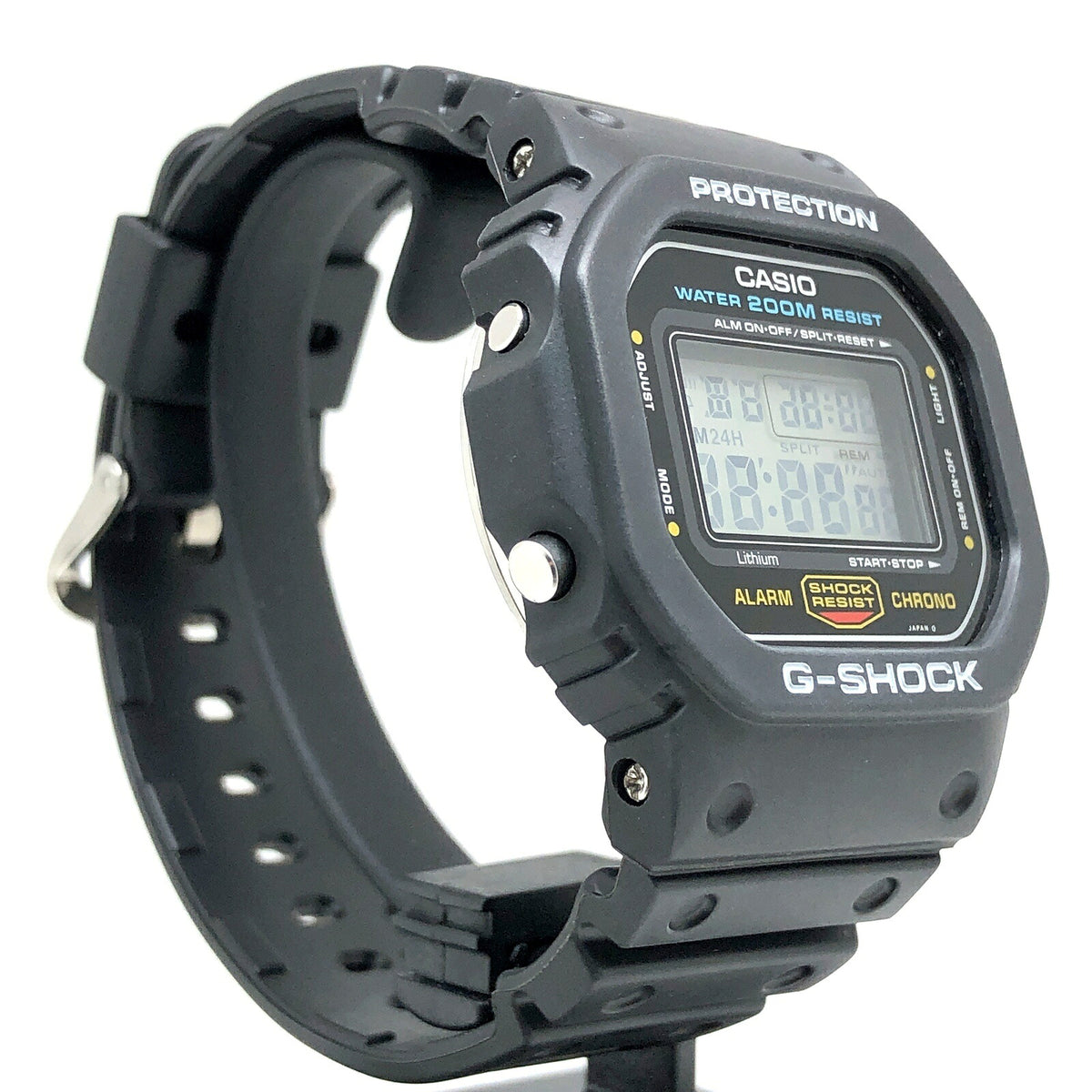 Casio G-SHOCK DW-5600C-1V Speed Model Screw Back Watch