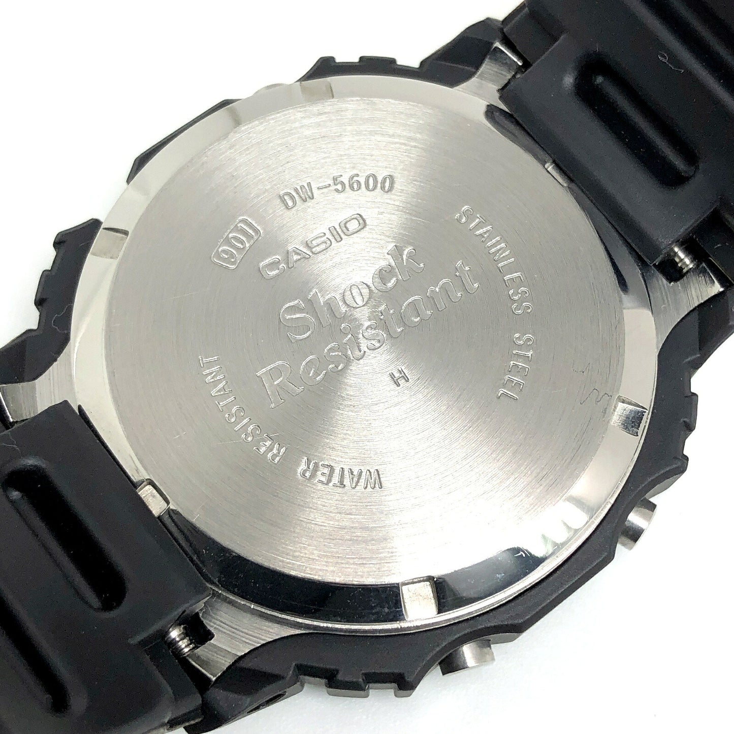 Casio G-SHOCK DW-5600C-1V Speed Model Screw Back Watch